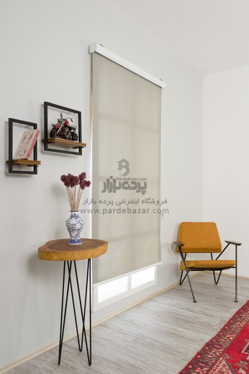 پرده شید سان اسکرین رنگ طوسی کد S2410-V20